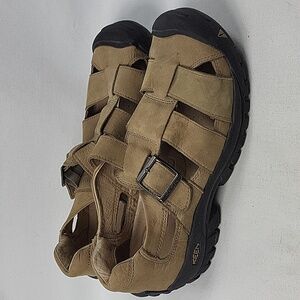 Mens Keen XT Fisherman Brown Leather Casual Comfort Sandals Size 9.5 M